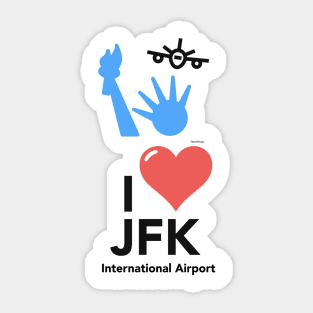 I Love/Like JFK Sticker